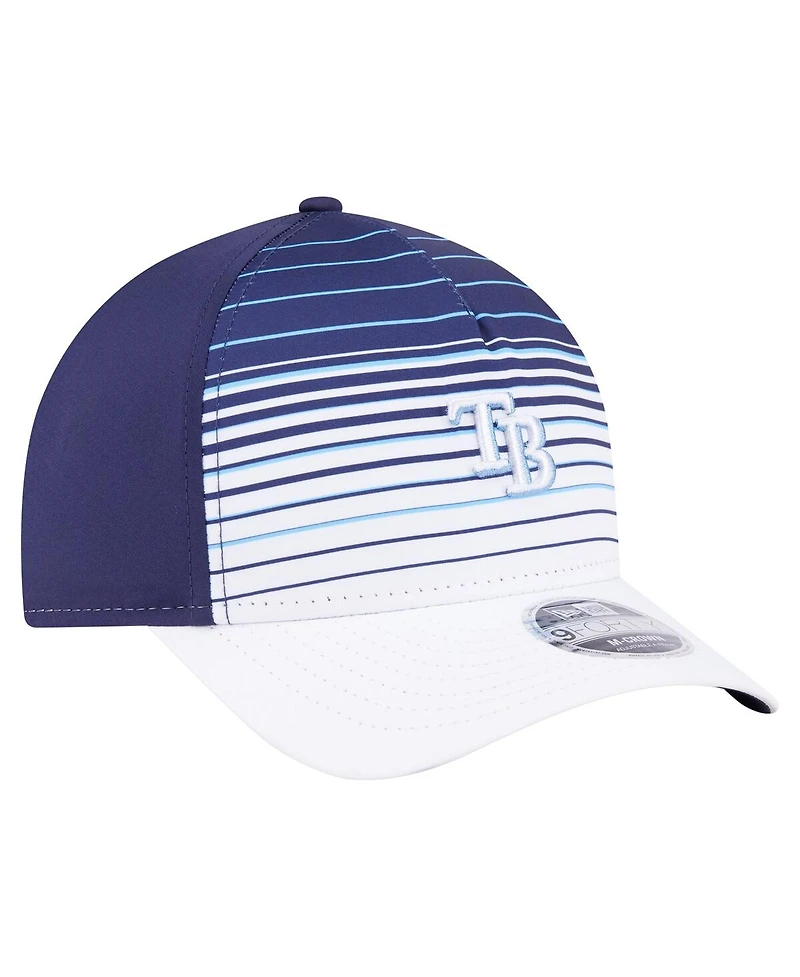 New Era Men's Navy Tampa Bay Rays Gradient 9FORTY M-Crown Adjustable Hat