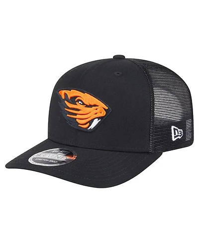 New Era Men's Black Oregon State Beavers Primary 9SEVENTY Trucker Stretch Snap Hat
