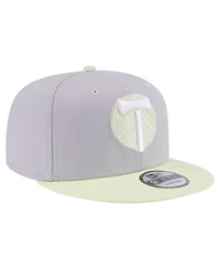 New Era Men's Gray Portland Timbers Color Pack Two-Tone 9FIFTY Snapback Hat