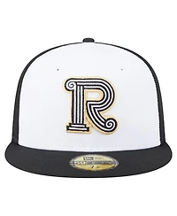 New Era Men's White/Black Rome Emperors Authentic Collection 59FIFTY Fitted Hat