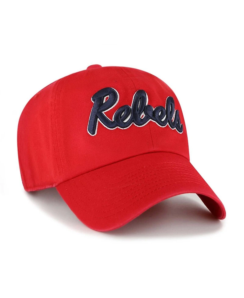 '47 Brand Men's Red Ole Miss Rebels Clean Up Adjustable Hat