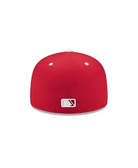 New Era Men's Red Rocket City Trash Pandas Theme Nights 59FIFTY Fitted Hat