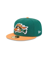 New Era Men's Orange Arkansas Travelers Theme Nights 59FIFTY Fitted Hat