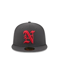 New Era Men's Gray Norfolk Tides Theme Nights 59FIFTY Fitted Hat