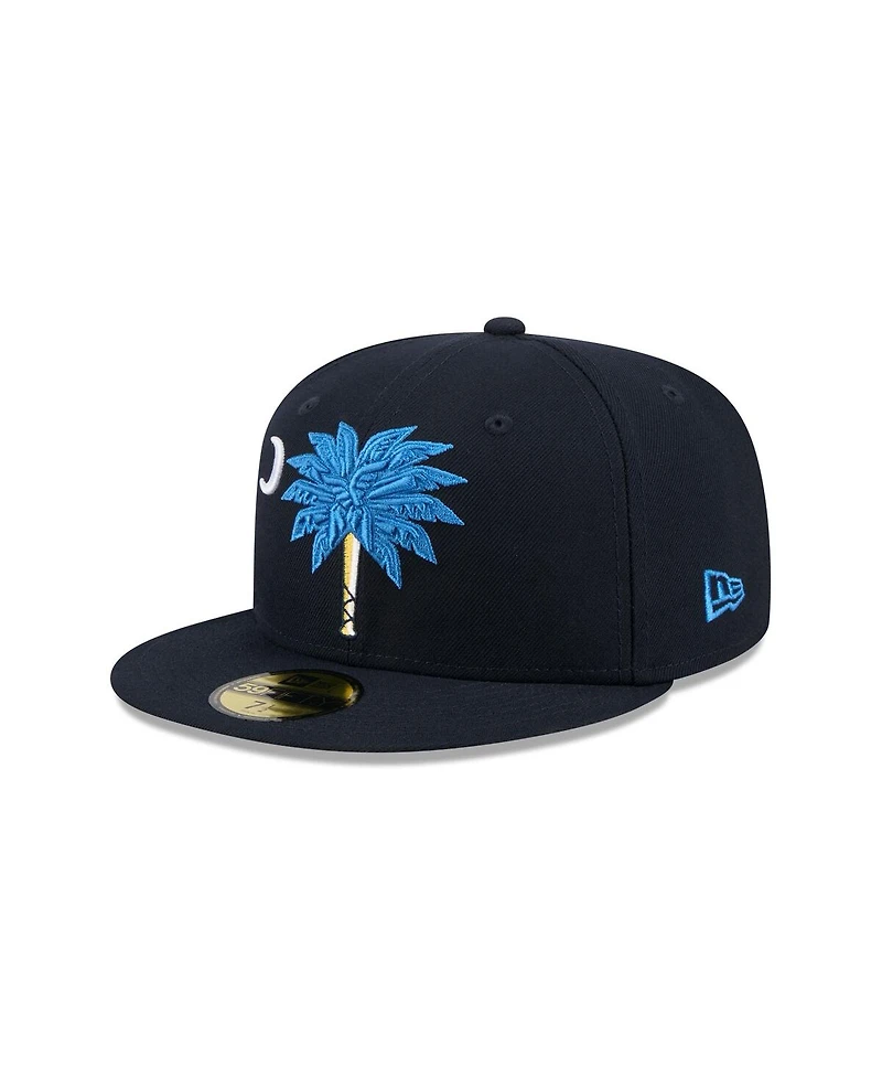 New Era Men's Navy Myrtle Beach Pelicans Theme Nights 59FIFTY Fitted Hat