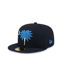 New Era Men's Navy Myrtle Beach Pelicans Theme Nights 59FIFTY Fitted Hat