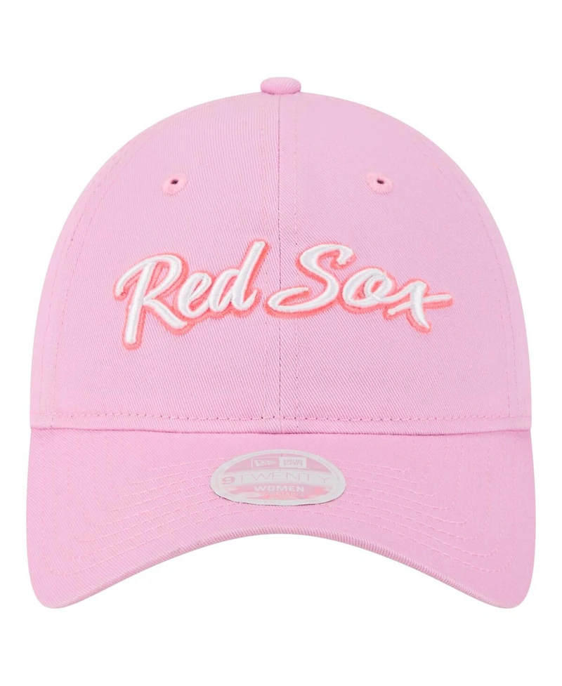 New Era Women's Pink Boston Red Sox Mother's Day 9TWENTY Adjustable Hat