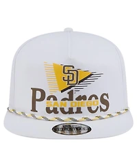 New Era Men's White San Diego Padres Collide Golfer Snapback Hat