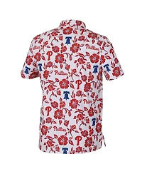 Reyn Spooner Men's White Philadelphia Phillies Pua Performance Polo Shirt