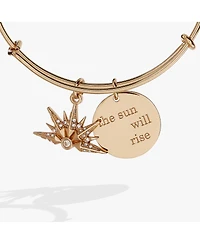 The Sun Will Rise Duo Charm Bangle Bracelet