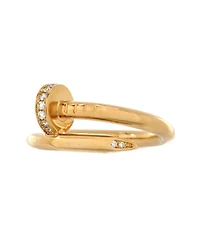 Pre-Owned Cartier Juste un Clou Ring 18K Gold and Diamonds