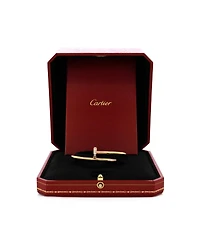 Pre-Owned Cartier Classic Juste un Clou Bracelet 18K Rose Gold with Diamonds