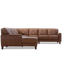 Ashlinn -Pc. Leather Chaise Sectional