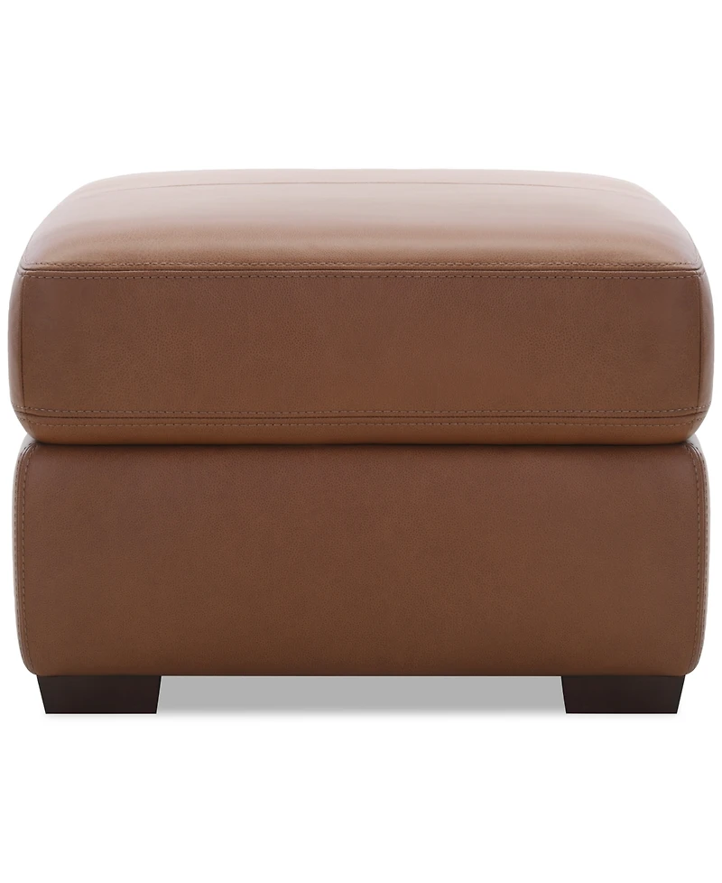 Ashlinn 43" Leather Storage Bench Ottoman, Exclusively at Macy's