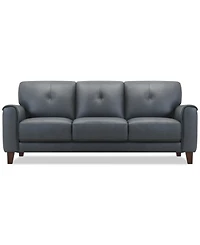 Ashlinn 84" 3 Seat Leather Sofa, Exclusively at Macy's