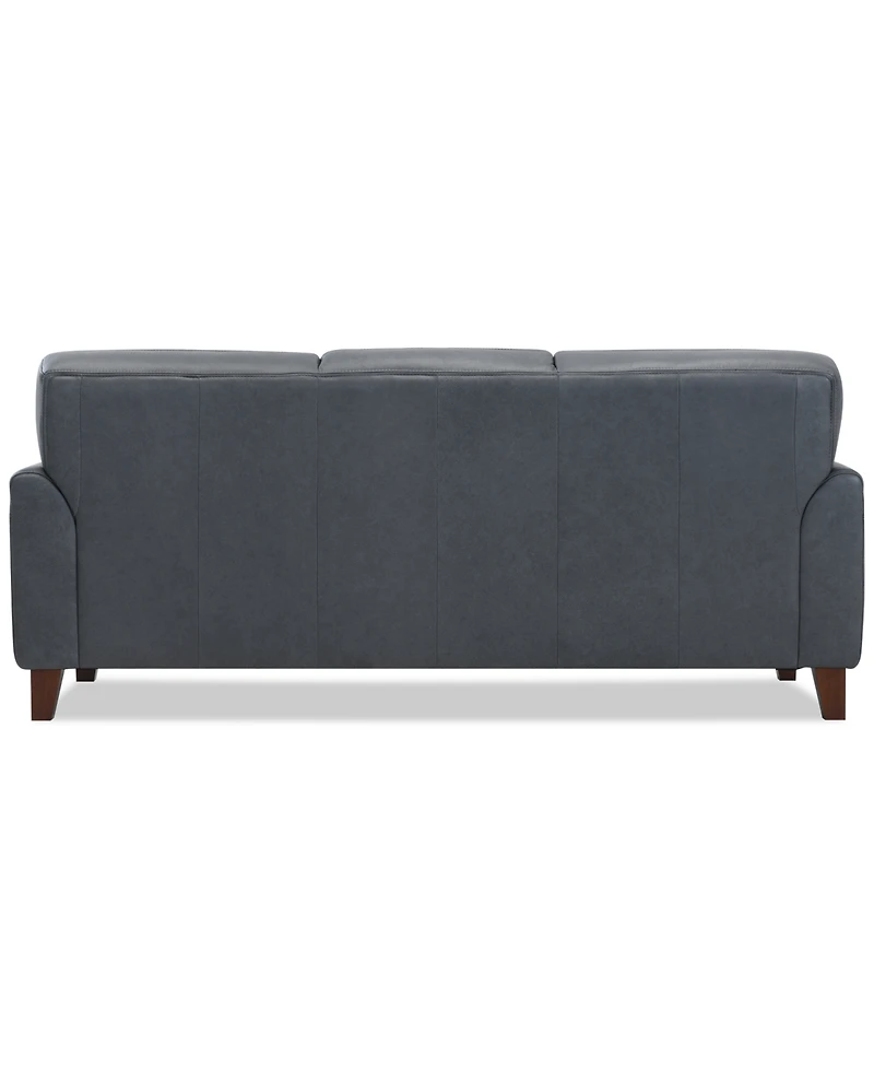 Ashlinn 84" 3 Seat Leather Sofa, Exclusively at Macy's