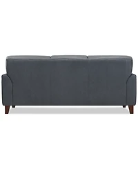 Ashlinn 84" 3 Seat Leather Sofa, Exclusively at Macy's