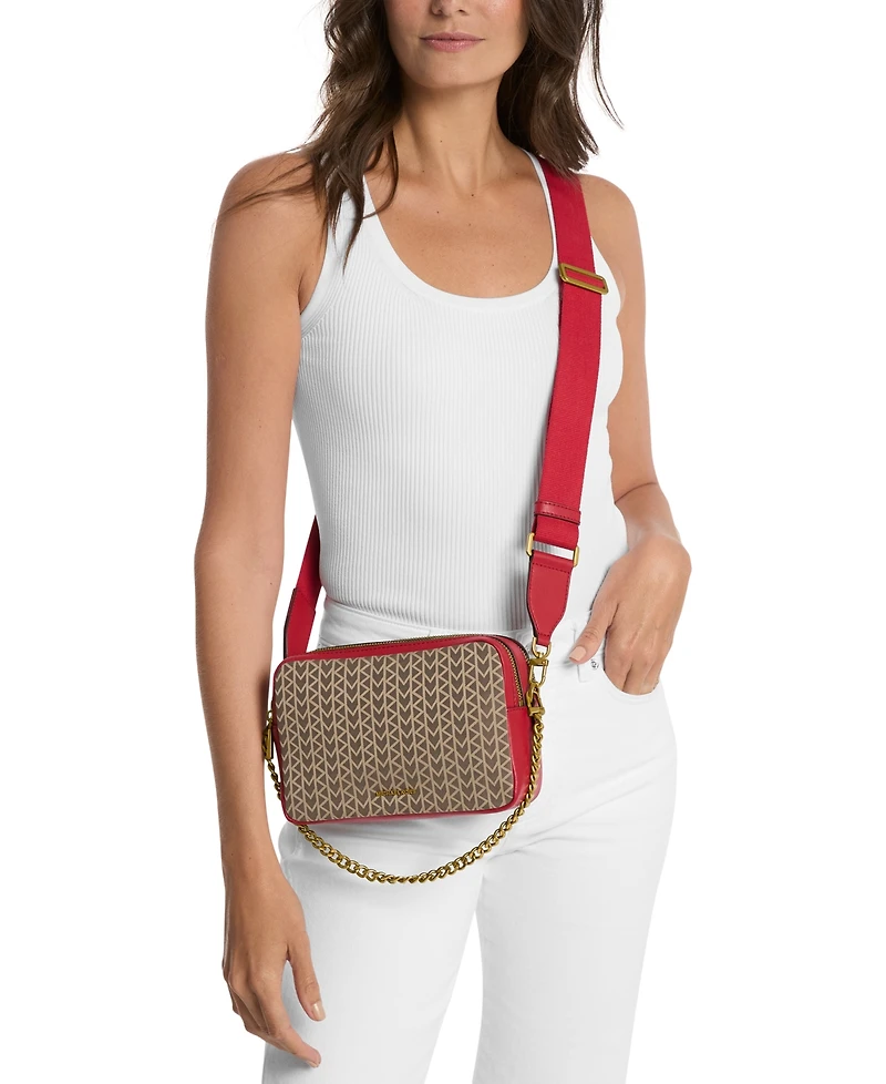 Michael Michael Kors Bryant Medium Double-Zip Chain Camera Crossbody