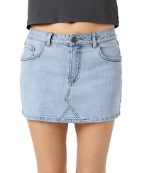 O'Neill Juniors' Madalena Denim Mini Skirt
