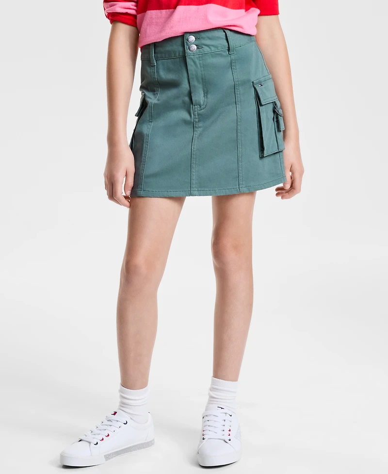 Tommy Hilfiger Big Girls Cotton Cargo Skirt