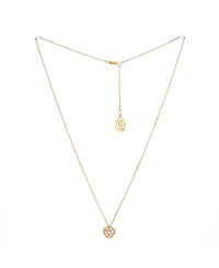 Pre-Owned Cartier Heart Pendant Necklace 18K Rose Gold and Diamonds