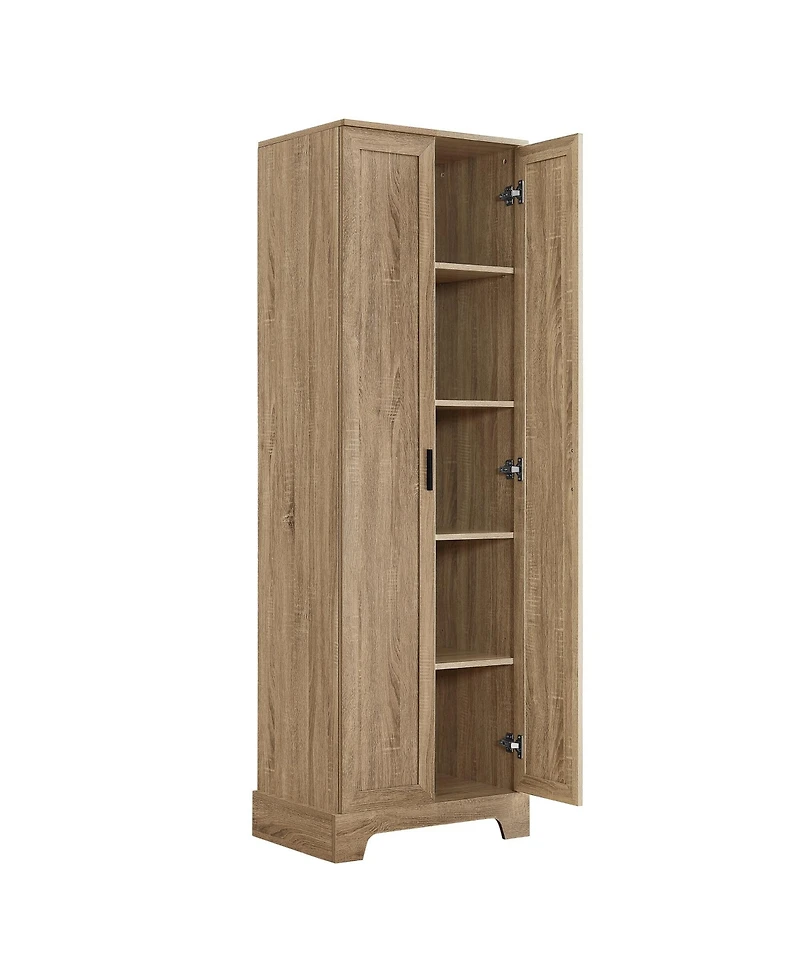 Casainc 71.2"H Storage Cabinet with 2 Doors and Adjustable Shelf, Mdf
