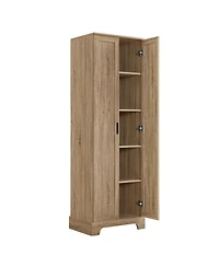 Casainc 71.2"H Storage Cabinet with 2 Doors and Adjustable Shelf, Mdf