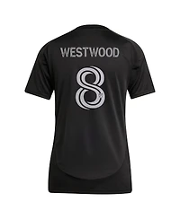 Adidas Women's Ashley Westwood Black Charlotte Fc 2025 Fortress Kit Replica Player Jersey