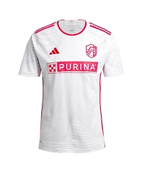 Adidas Men's Eduard Lowen White St. Louis City Sc 2024 The Confluence Kit Replica Player Jersey