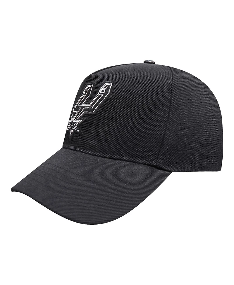 Pro Standard Men's Black San Antonio Spurs Paint the City Pinch Front Snapback Hat
