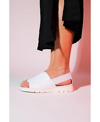 Londoi Elastic Strap Leather Sandal (Women)