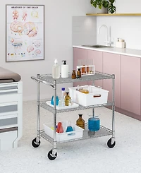 Seville Classics 3-Tier Nsf-Certified Utility Cart
