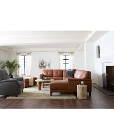 Ashlinn Leather Sectional Collection Exclusively At Macys