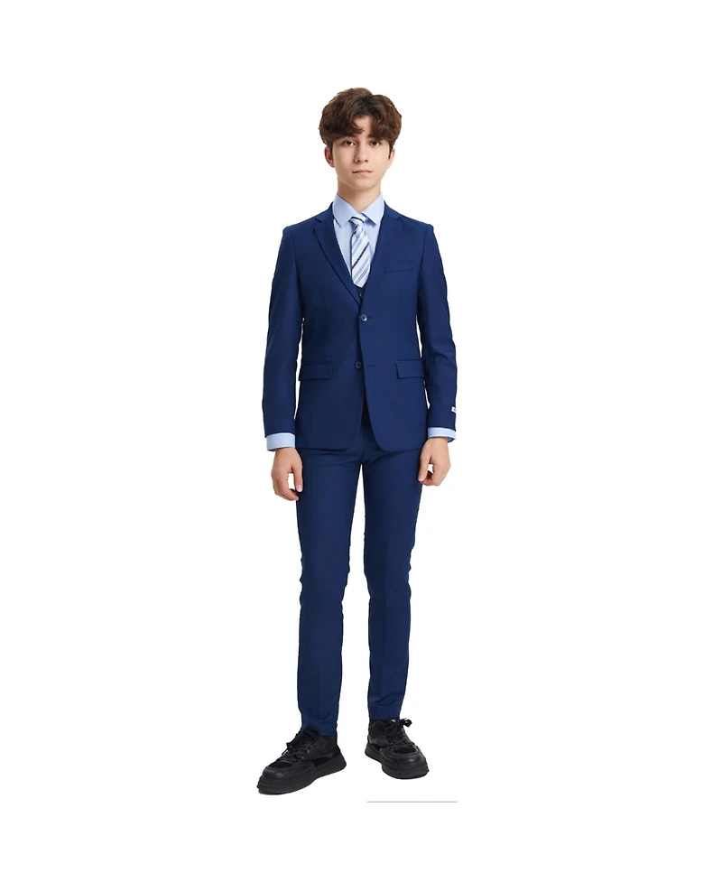 Stacy Adams Little Boys Indigo 5 Pc Suits