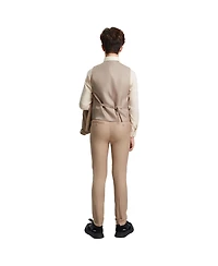 Stacy Adams Little Boys Mid Tan 5 Pc Suit