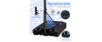 Portable Basketball Hoop System ,4.76-10ft Height Adjustable for Youth Adults Led lights