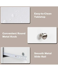 3-Drawer Home Office Study Computer Desk with Spacious Desktop