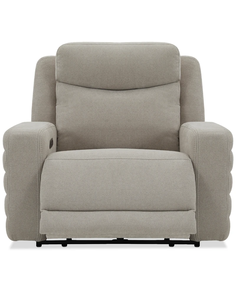 Kristyan Fabric Power Recliner with Headrest Zero Wall & Heat Massage, Exclusively at Macy's