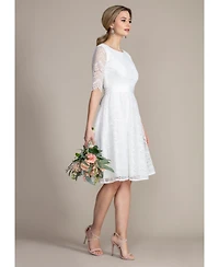 Alie Street London Women's Evie Lace Dress (Ivory)