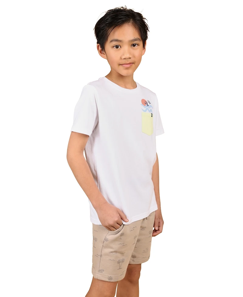 B By Brooks Brothers Big Boys French Terry Shorts