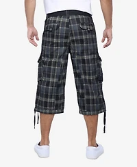 X-Ray Men's Belted 18" Inseam Below Knee Long Cargo Shorts