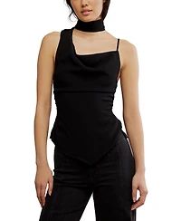 Free People Women's True To You Asymmetric-Neck Tank Top