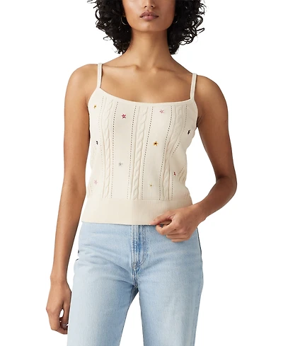 Levi's Women's Marais Embroidered Cotton Tank Top