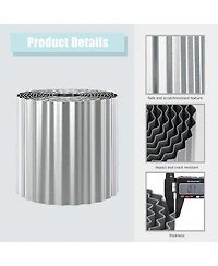 Corrugated Metal Garden Edging - 8" x 120"