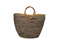 Rooted Heritage Handmade Sisal Straw Basket Tote Bag