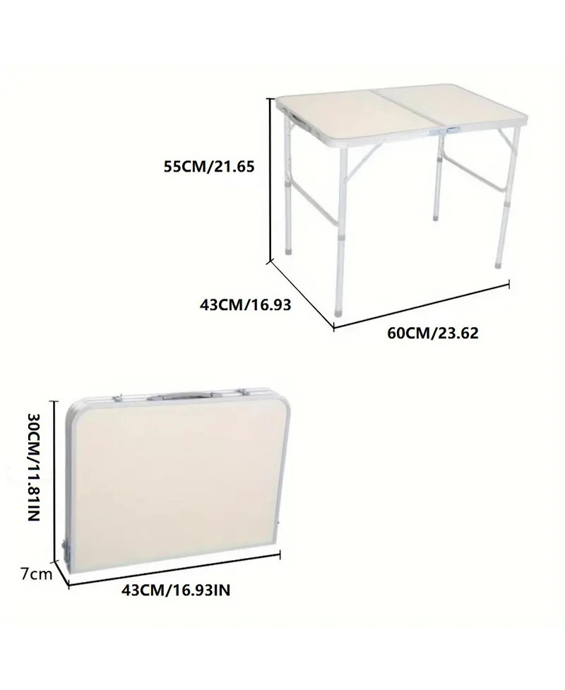 Small outdoor folding table