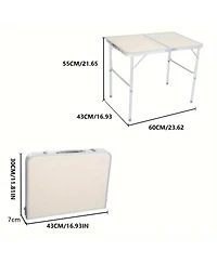 Small outdoor folding table