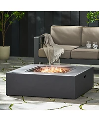 Modern Concrete Propane Fire Pit - 50,000 Btu