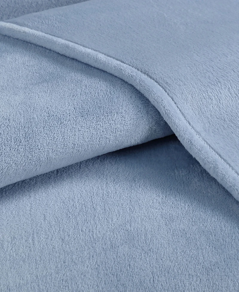 Calvin Klein Core Plush Solid Blanket