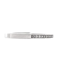 Pre-Owned Tiffany & Co. Lock Ring 18K White Gold with Diamonds